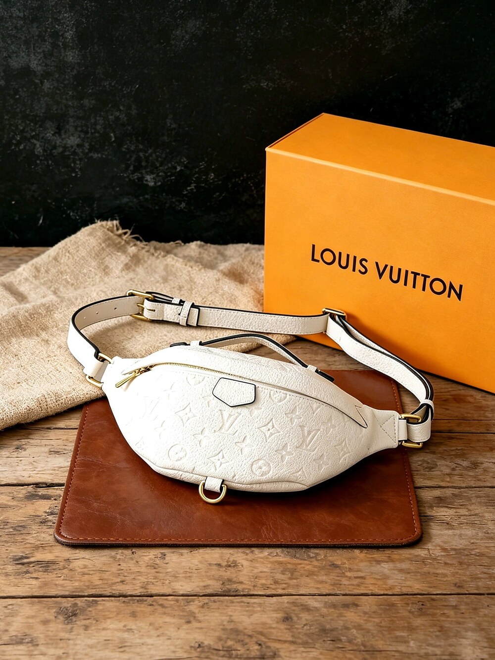 Louis Vuitton Bumbag Monogram Empreinte White
